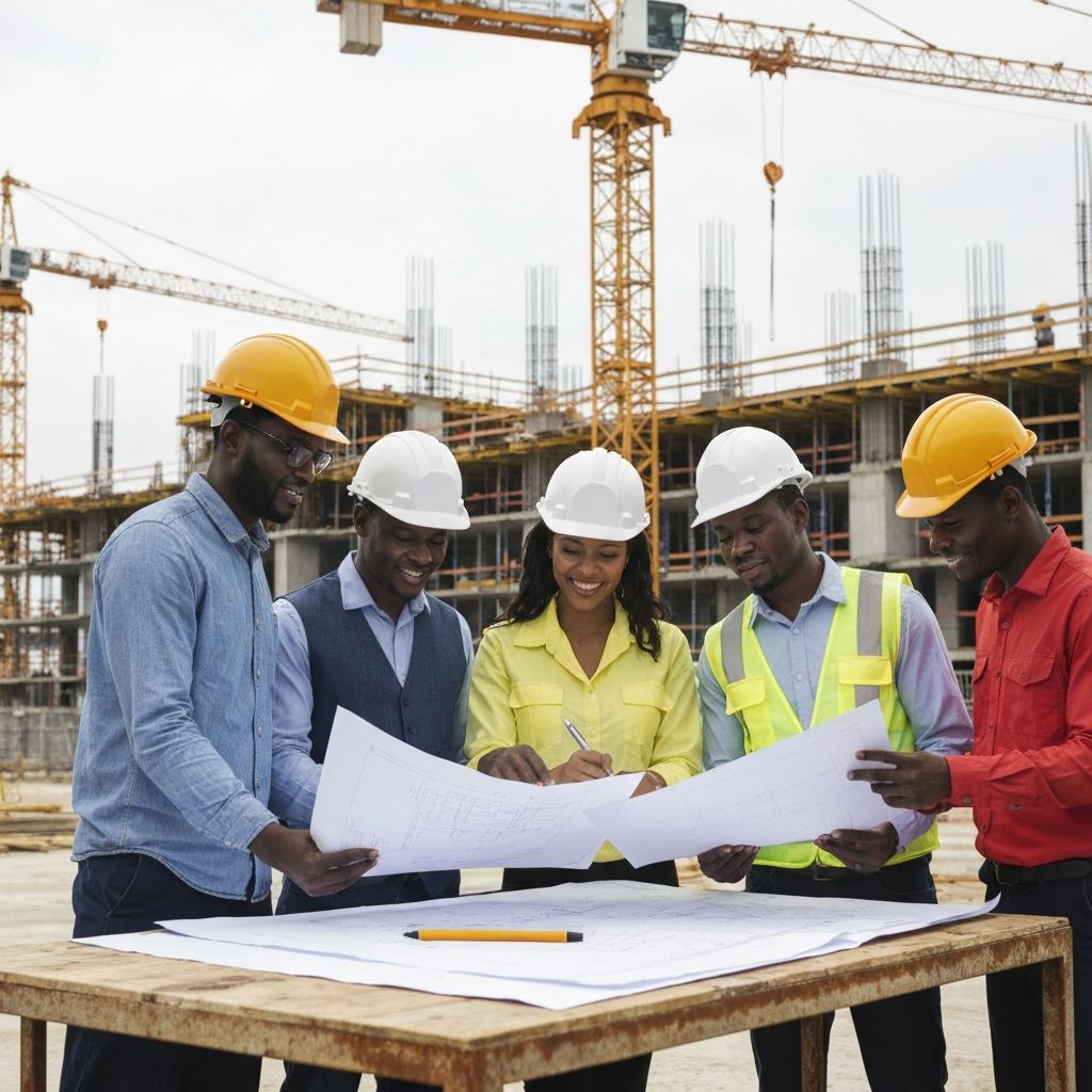 Ritecon Projects - Team collaboration on construction site