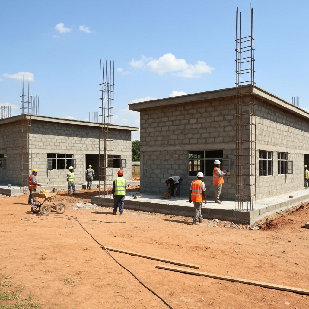 School Blocks Construction - Construction Project